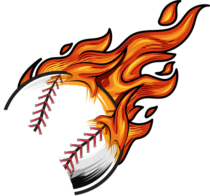 Baseball on Fire